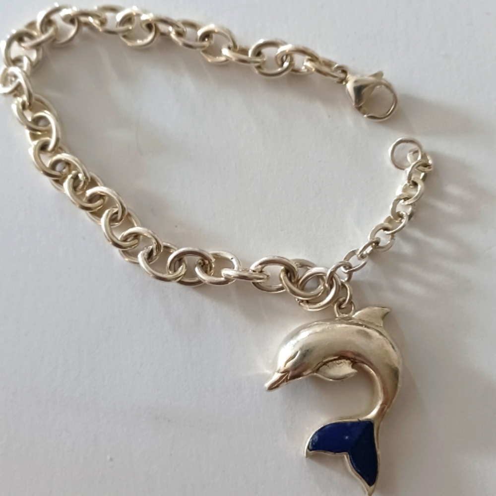 Sterling Silver Dolphin bracelet